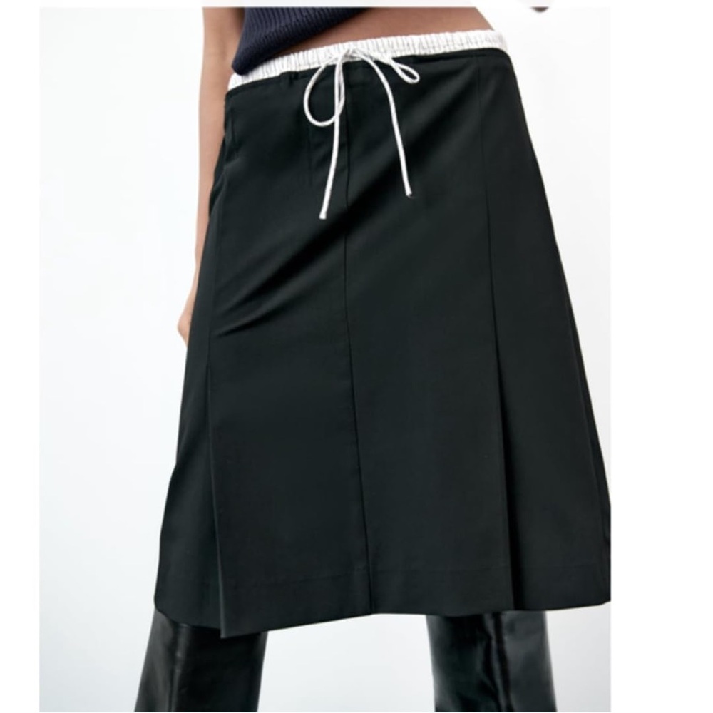 Zara boxer combination skirt
